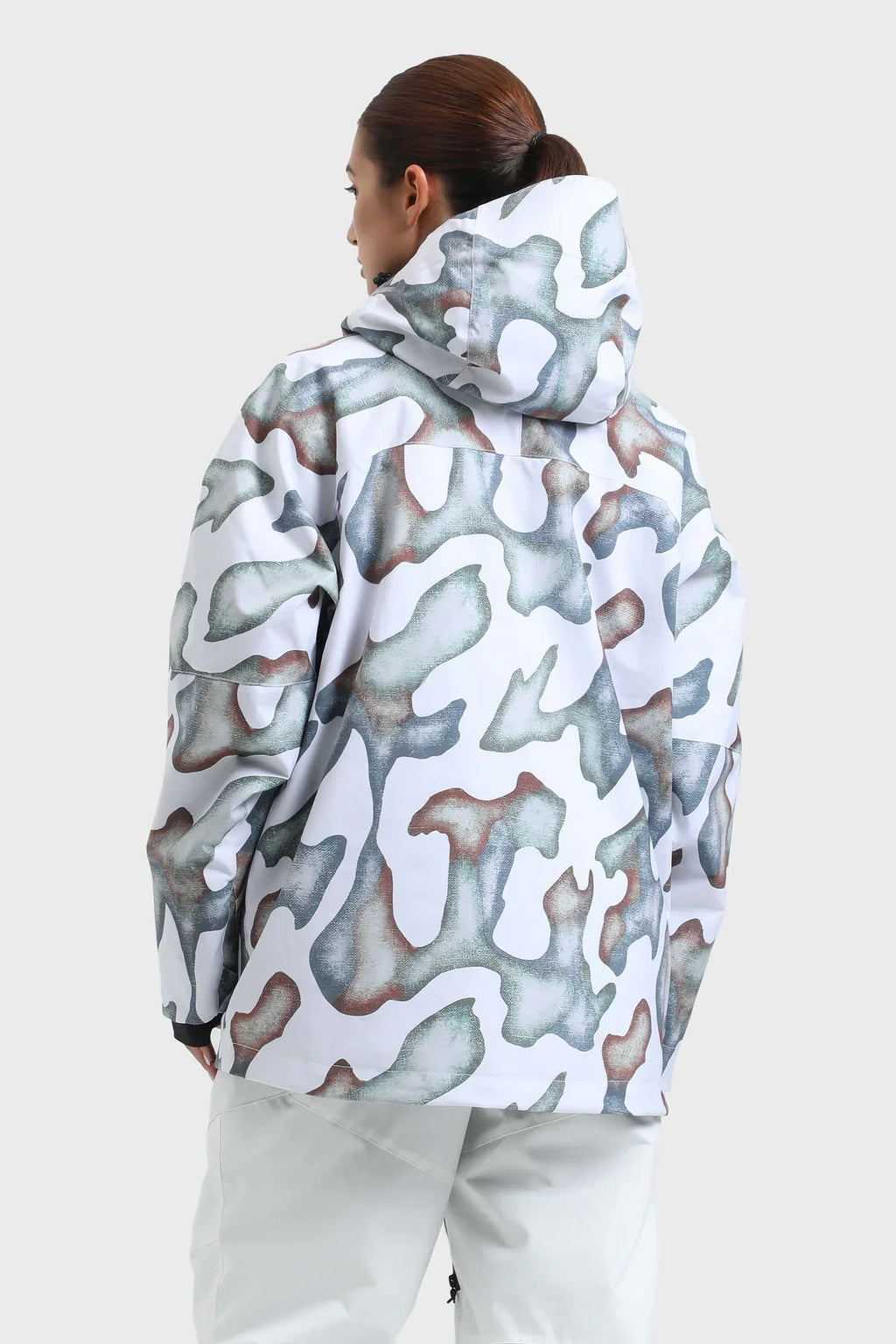 Women's Rider Baggy Snowboard Jacket  Cargo Snow Jacket - Gsou Snow