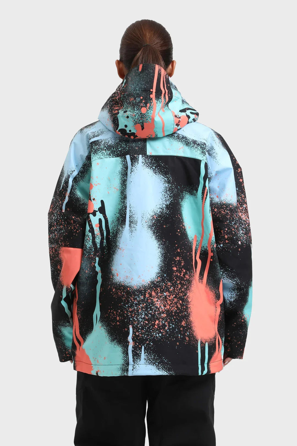 Women's Rider Baggy Snowboard Jacket  Cargo Snow Jacket - Gsou Snow
