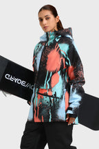 Women's Rider Baggy Snowboard Jacket  Cargo Snow Jacket - Gsou Snow