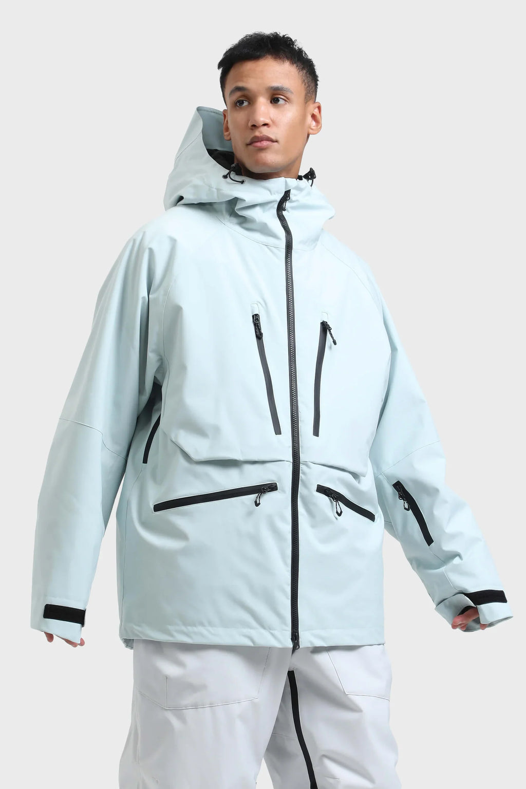 Men's Baggy Snowboard Jacket Rider Cargo Snow Jacket - Gsou Snow