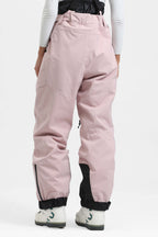 Women's Rose Insulated Baggy Snow Pants With Detachable Suspenders Ski Pants - Gsou Snow