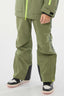 Kids’ Army Green Insulated Snow Pants With Suspenders Ski Pants - Gsou Snow