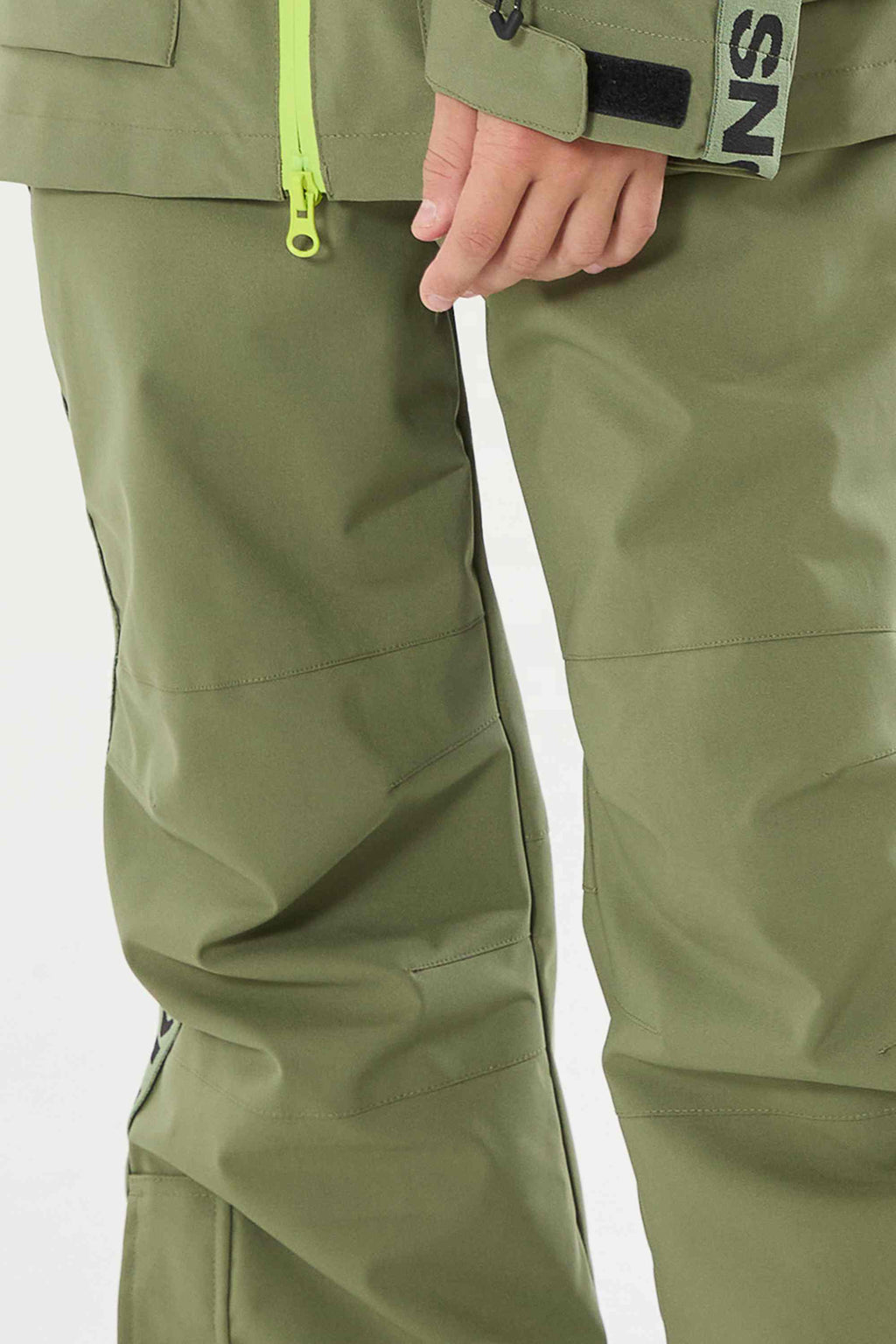 Navy Blue Insulated Ski Pants With Suspenders Snow Pants