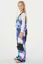Black Reflective Workwear Ski Bibs Durable Snow Bibs