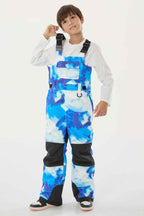 Khaki Reflective Workwear Ski Bibs Durable Snow Bibs
