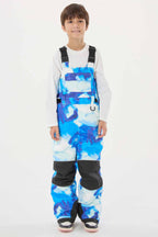 Khaki Reflective Workwear Ski Bibs Durable Snow Bibs