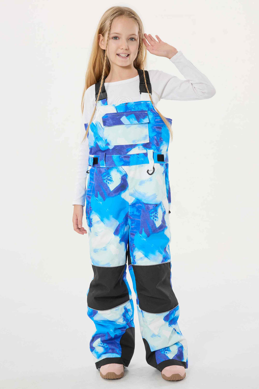 Rose Reflective Workwear Ski Bibs Durable Snow Bibs