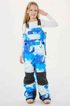 Off White Reflective Workwear Ski Bibs Durable Snow Bibs