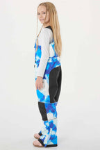 Black Reflective Workwear Ski Bibs Durable Snow Bibs