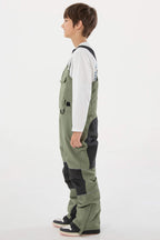 Off White Reflective Workwear Ski Bibs Durable Snow Bibs