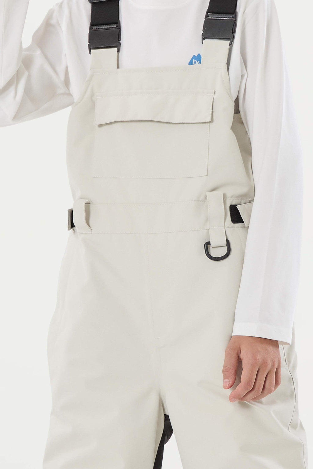 Blue Tie-dye Reflective Workwear Ski Bibs Durable Snow Bibs