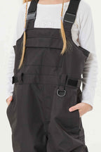 Lavender Reflective Workwear Ski Bibs Durable Snow Bibs