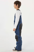 Purple Tie-dye Reflective Workwear Ski Bibs Durable Snow Bibs
