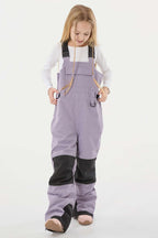 Lavender Reflective Workwear Ski Bibs Durable Snow Bibs