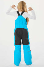 Off White Reflective Waterproof Ski Bibs Durable Snow Bibs