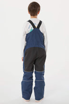 Boys’ Off White Waterproof Snow Bibs Reflective Durable Ski Bibs - Gsou Snow
