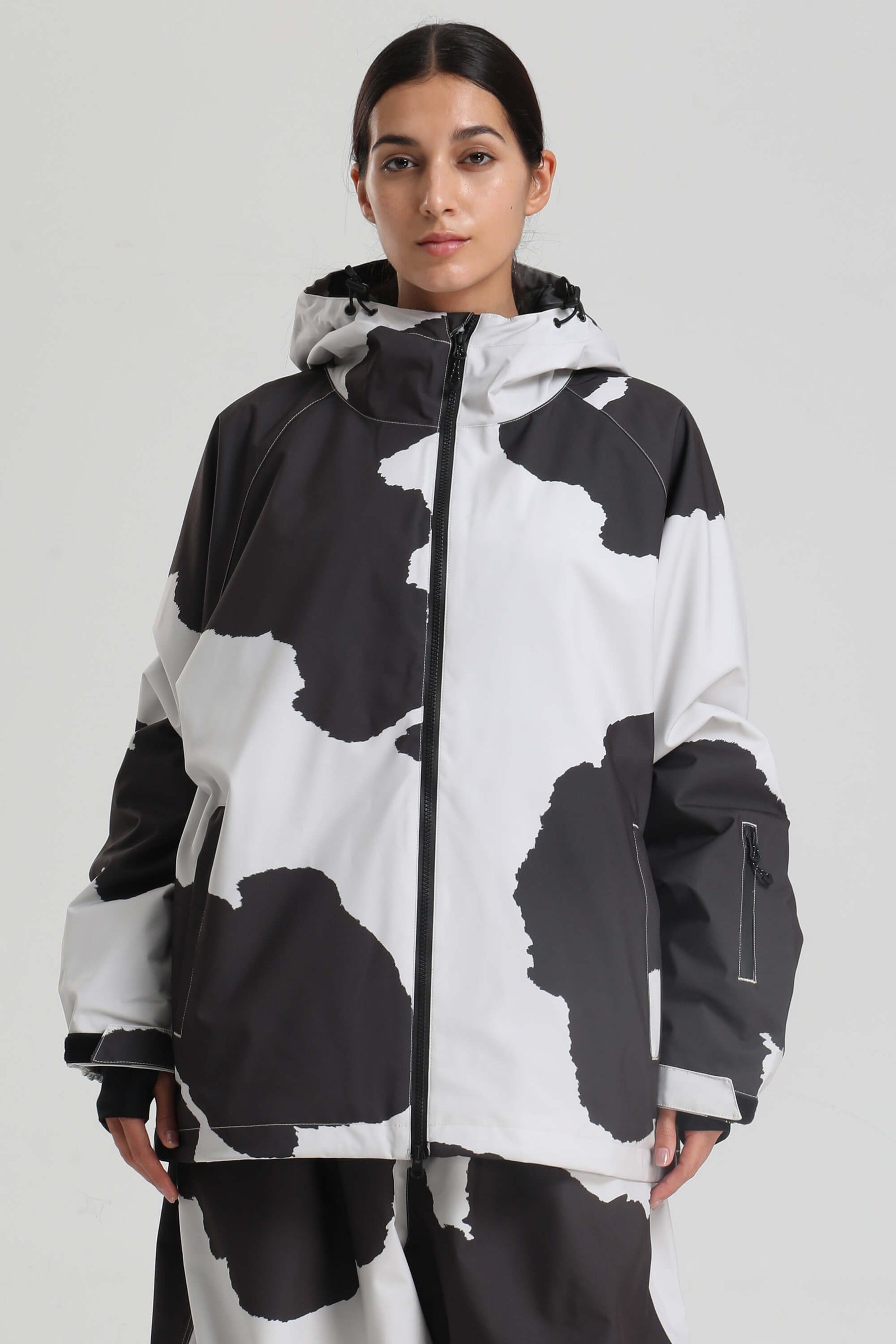 Women's Baggy Snow Jacket Sleek Oversized Snowboard Jacket – Gsou Snow