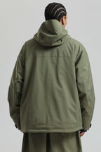 Men's Army Green Multi-Pocket Dual-Vent Snow Jacket Waterproof Insulated Ski Jacket - Gsou Snow