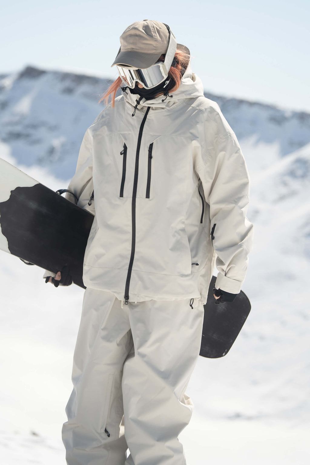 Women's Rose Multi-Pocket Dual-Vent Ski Jacket Waterproof Insulated Snow Jacket
