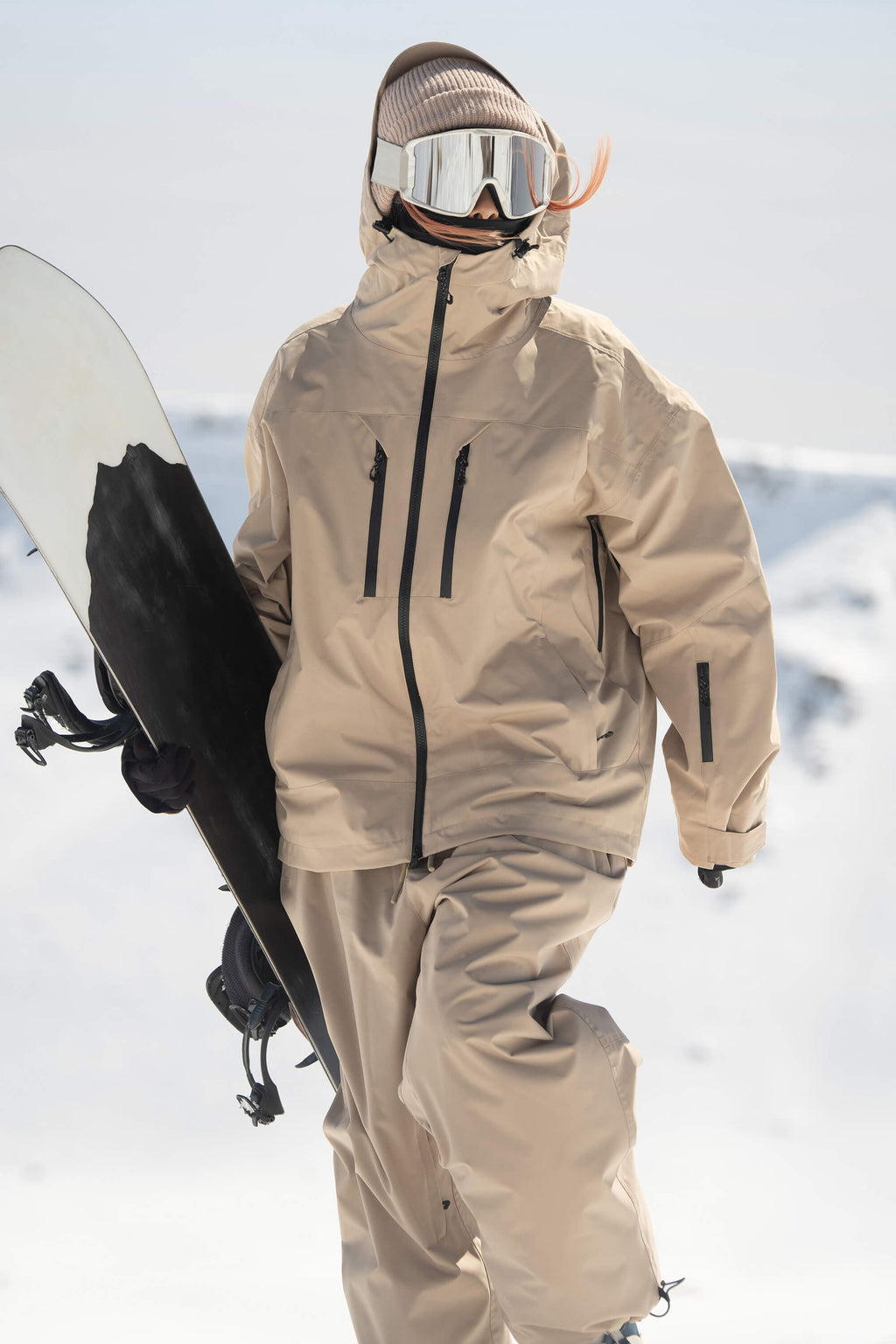Women's Rose Multi-Pocket Dual-Vent Ski Jacket Waterproof Insulated Snow Jacket