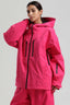 Women's Rose Multi-Pocket Dual-Vent Ski Jacket Waterproof Insulated Snow Jacket