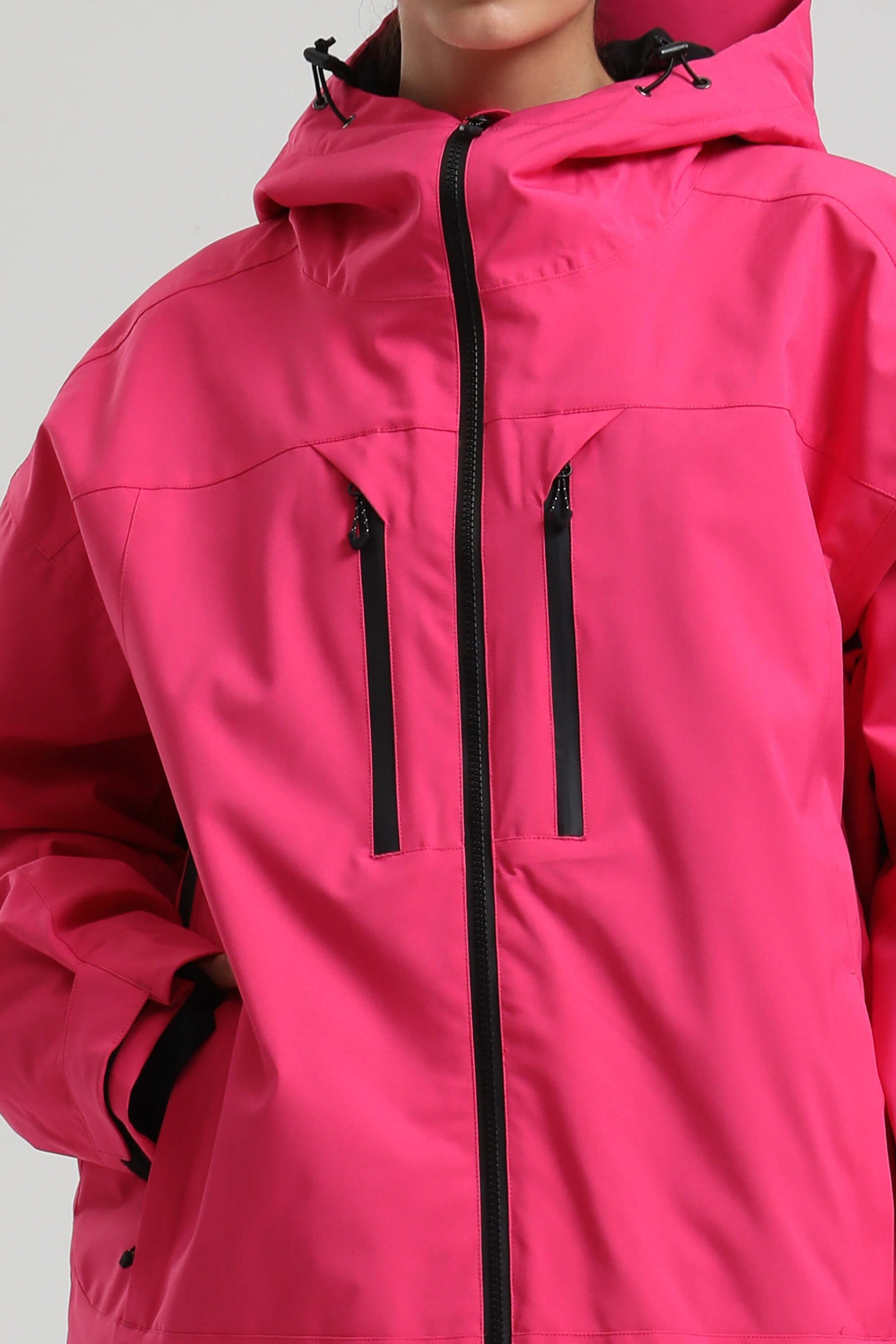 Women's Rose Multi-Pocket Dual-Vent Ski Jacket Waterproof Insulated Snow Jacket