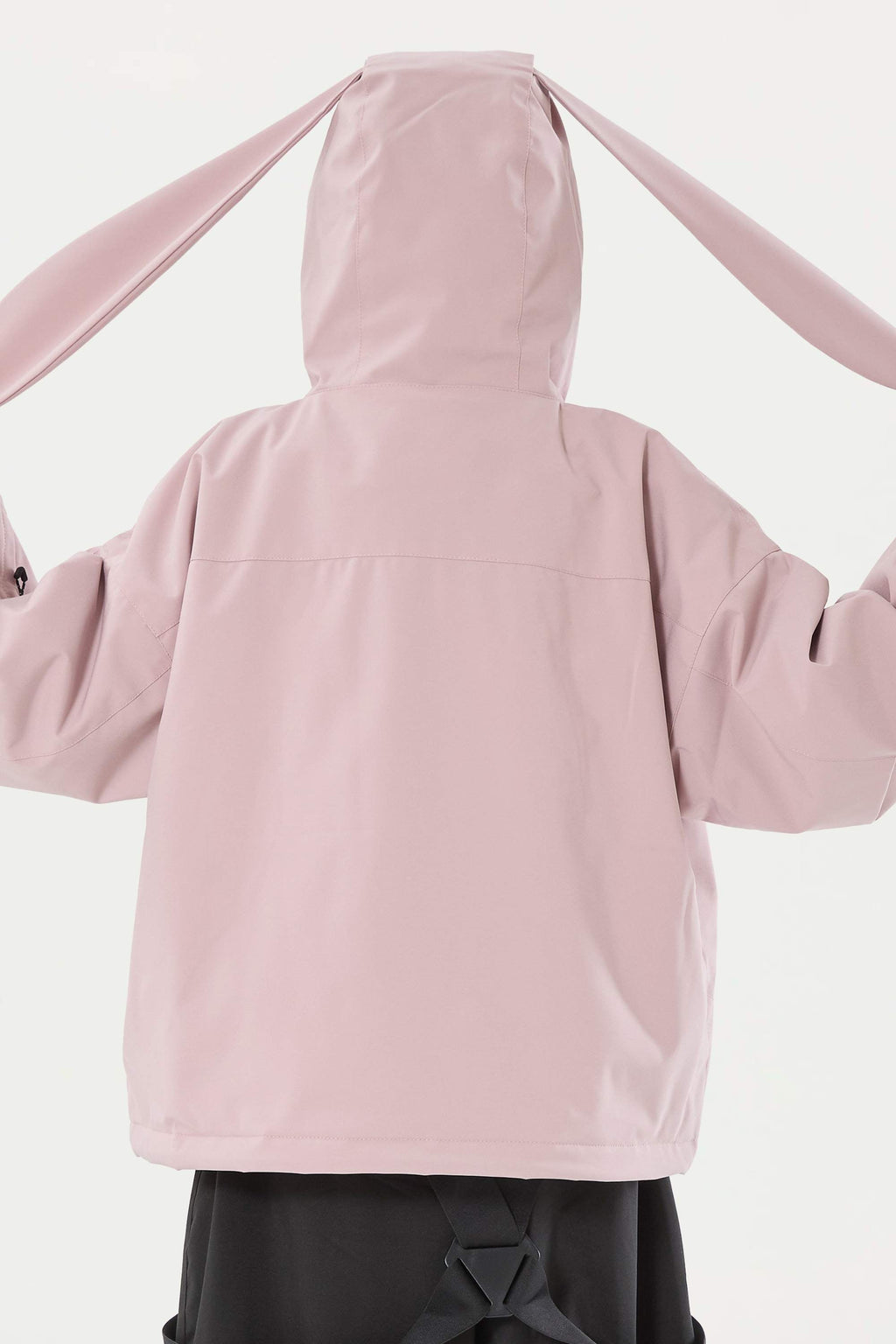 Girl's Pink Detachable Ear Hood Waterproof Insulated Snow Jacket Ski Jacket - Gsou Snow
