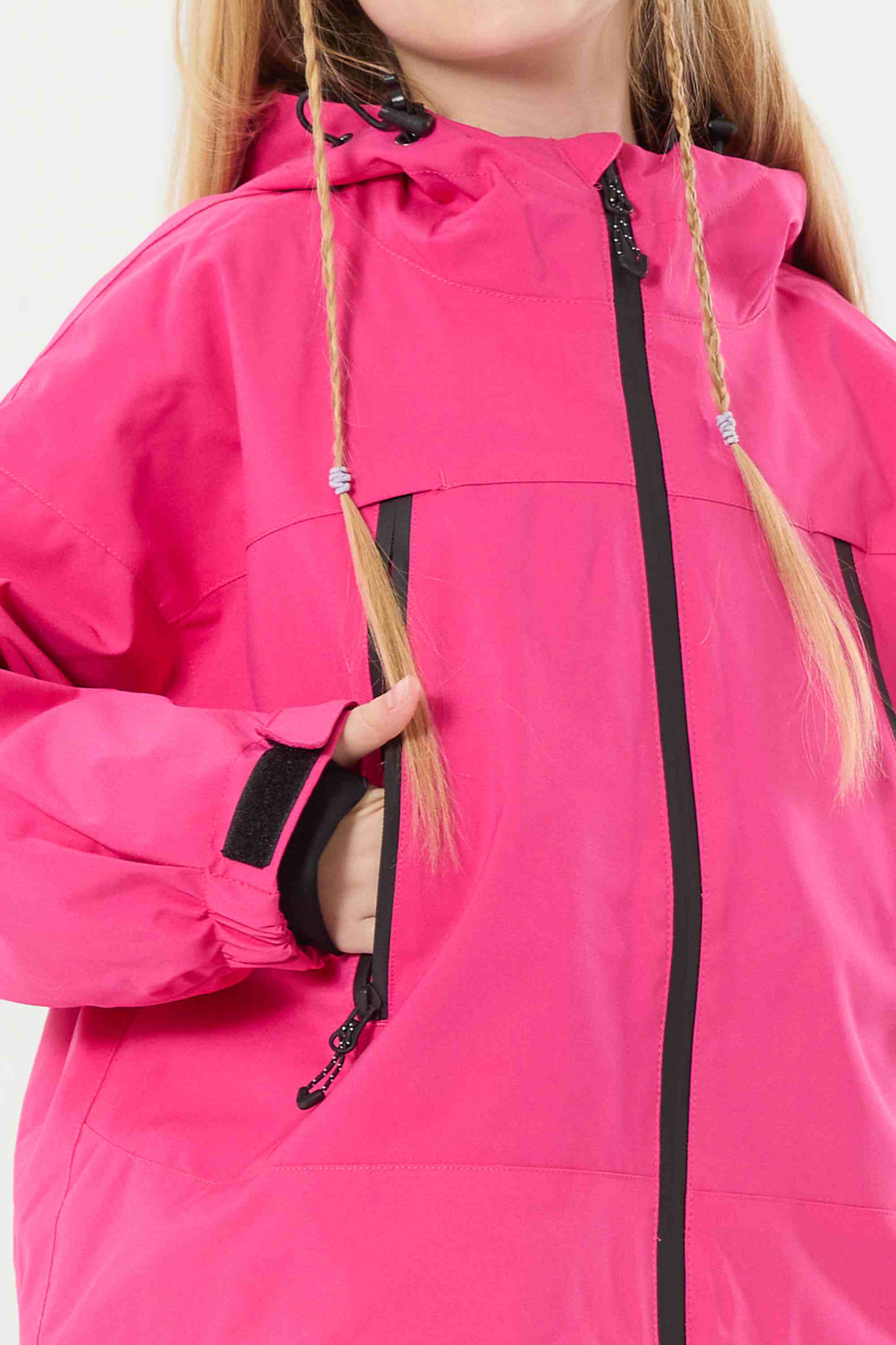 Girls Rose Detachable-Hood Waterproof Insulated Ski Jacket Snow Jacket Secondary image