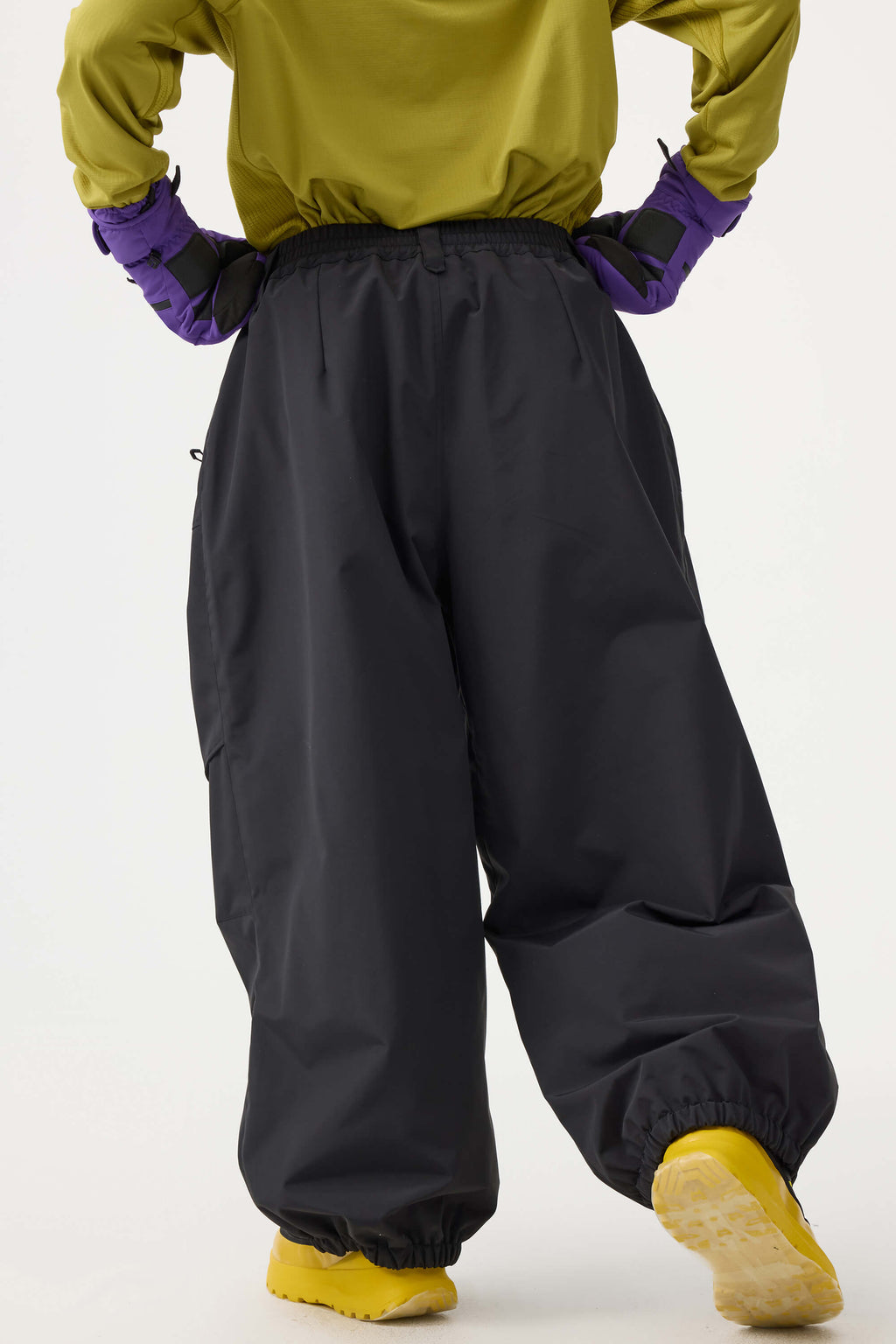 Women's Rose Baggy Utility Ski Pants Wear-Resistant Snow Pants