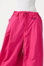 Women's Beige Drawstring Baggy Snow Pants Balloon Ski Pants - Gsou Snow