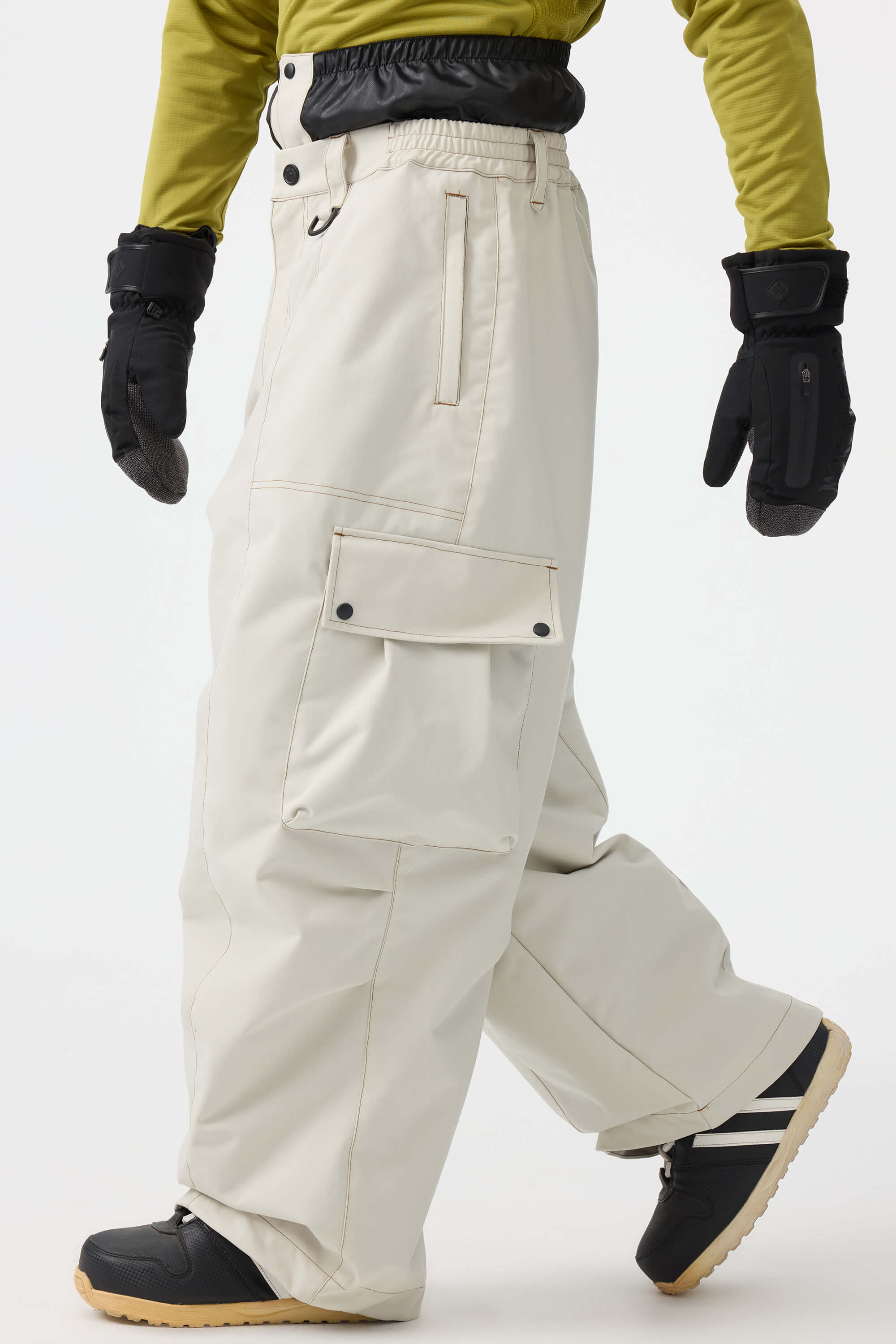 Men's Default Title Baggy Oxford Ski Pants Wear-Resistant Snow Pants