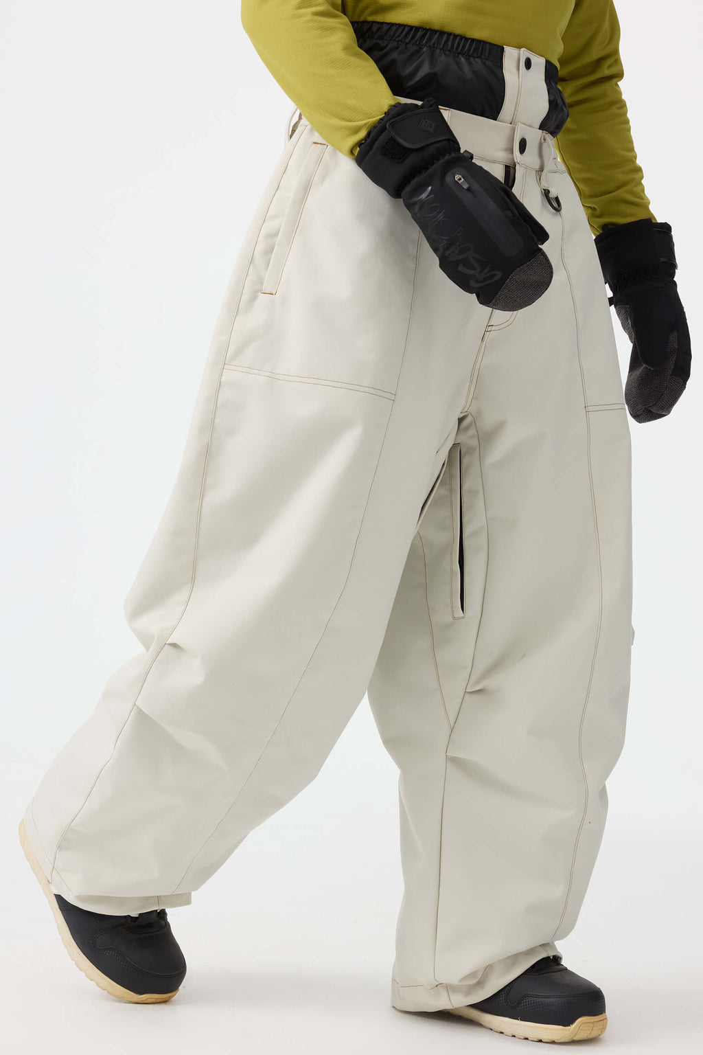 Men's Default Title Baggy Oxford Ski Pants Wear-Resistant Snow Pants