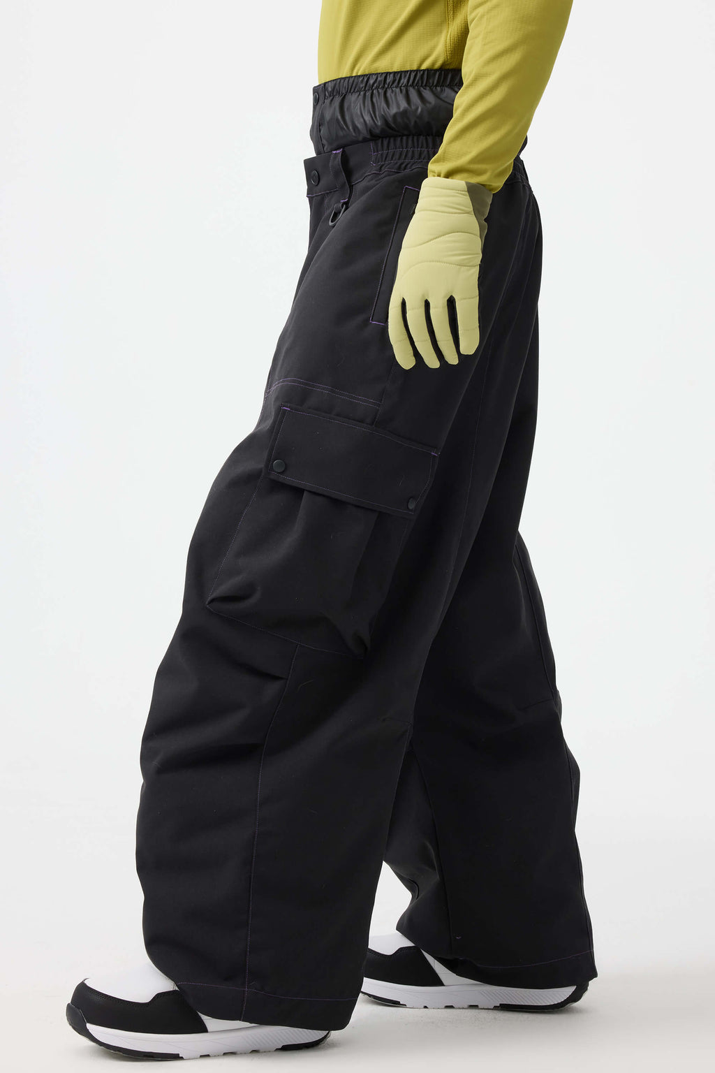 Men's Default Title Baggy Oxford Ski Pants Wear-Resistant Snow Pants