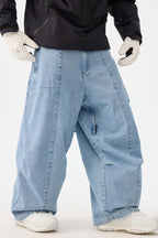 Men's Default Title Baggy Oxford Ski Pants Wear-Resistant Snow Pants