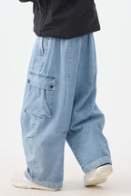 Men's Default Title Baggy Oxford Ski Pants Wear-Resistant Snow Pants