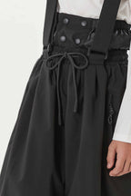 Black Waterproof Ski Pants Balloon Snow Pants