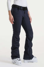 Off White Slim-Fit Flared Hem Ski Pants Waterproof Snow Pants