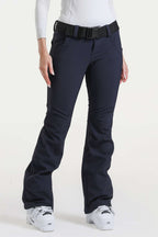 Off White Slim-Fit Flared Hem Ski Pants Waterproof Snow Pants