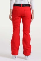 Off White Slim-Fit Flared Hem Ski Pants Waterproof Snow Pants