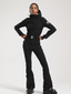 Ski Jumpsuit Snowboard Jumpsuit Belted Flare Slim Ski Jumpsuit - Gsou Snow